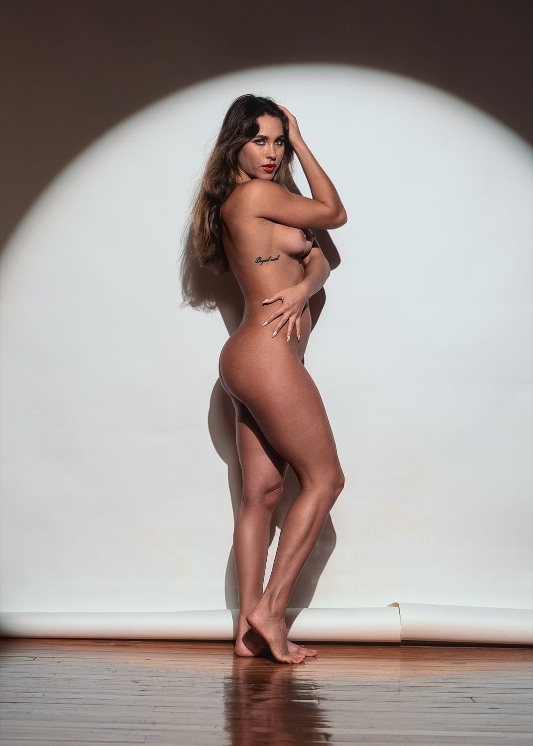 Michelle Yogina nude Photoshoot in the Room Noir Atlanta Studio.