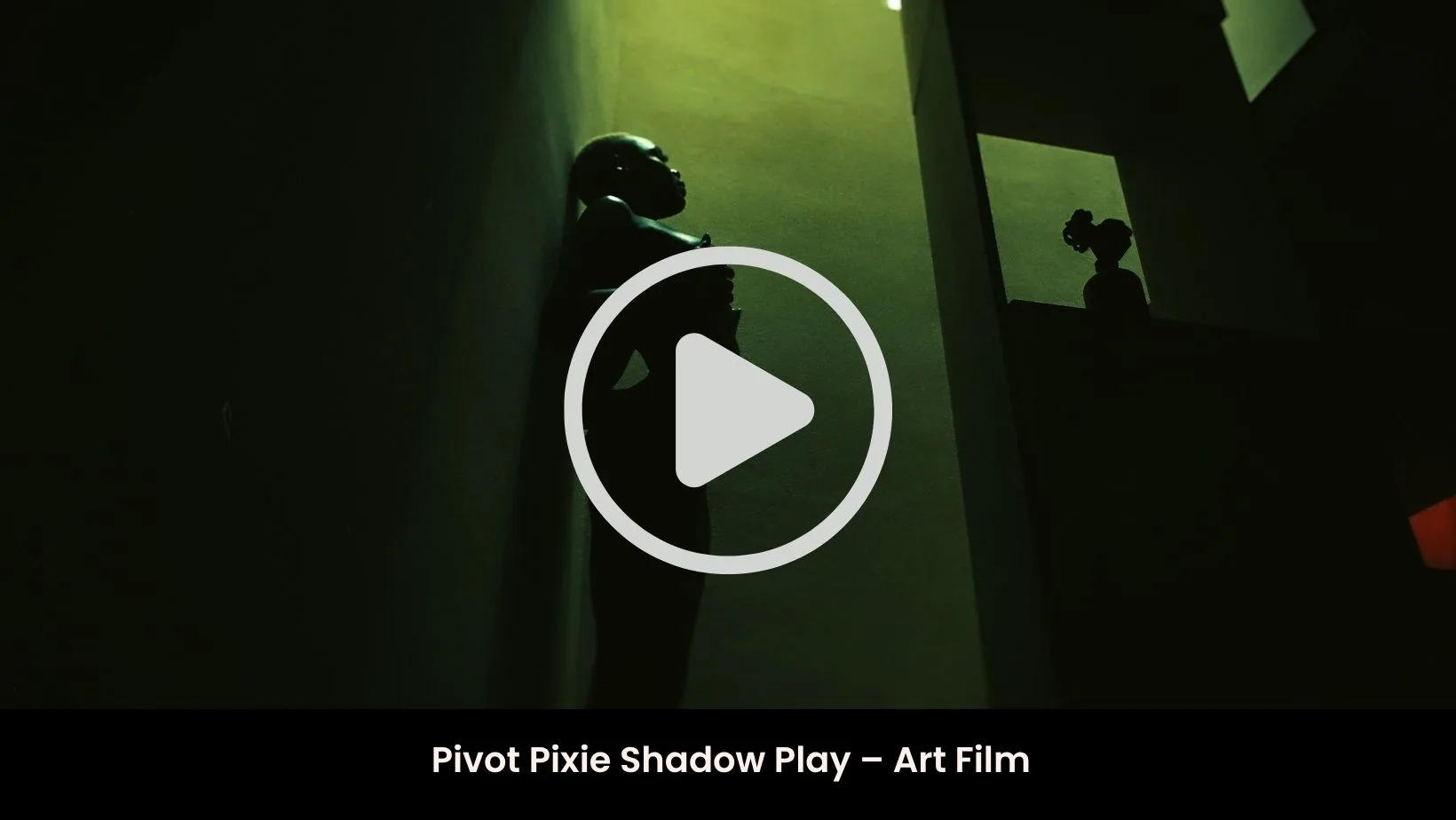 The Room Noir Project | Contemporary Editorial Art & Visual Storytelling 151 Pivot Pixie Shadow Play | Art Film thumbnail cover for short film.