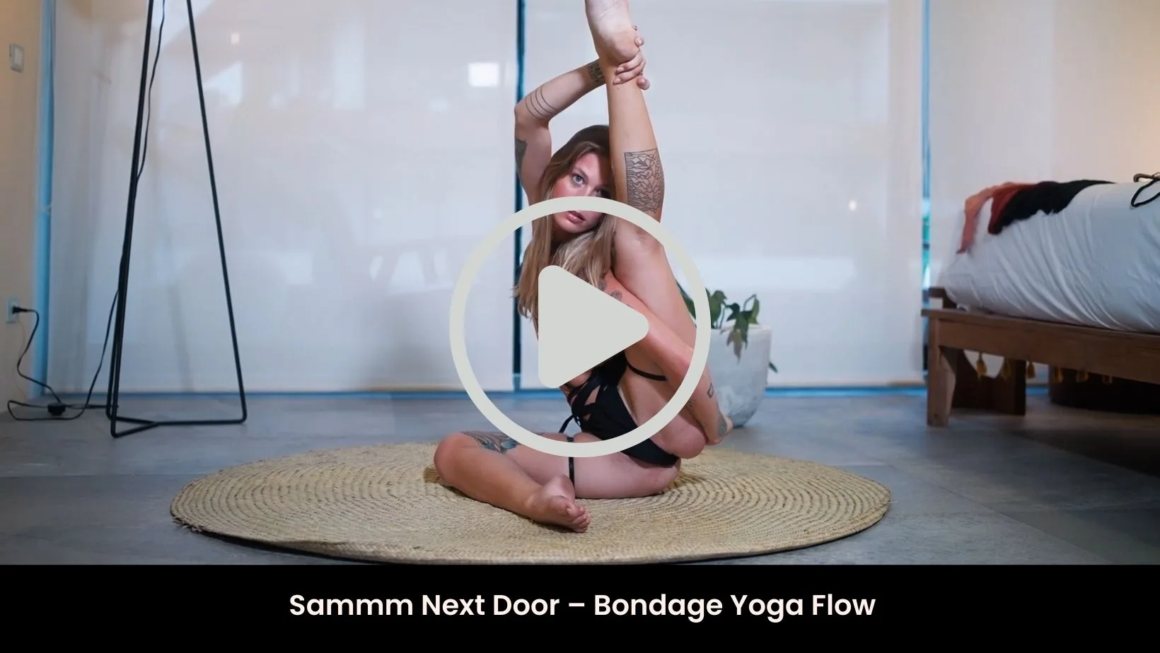 The Room Noir Project | Contemporary Editorial Art & Visual Storytelling 152 sammm next door bondage yoga cover image.