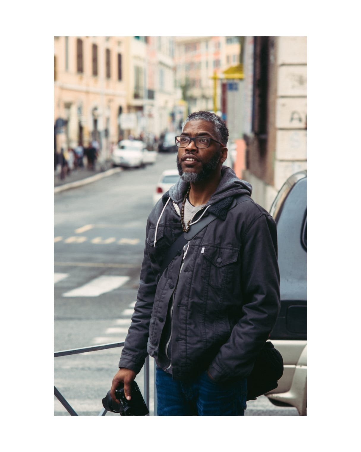 Klaye F. traveling Rome Italy shooting contemporary fine art photography for room noir.