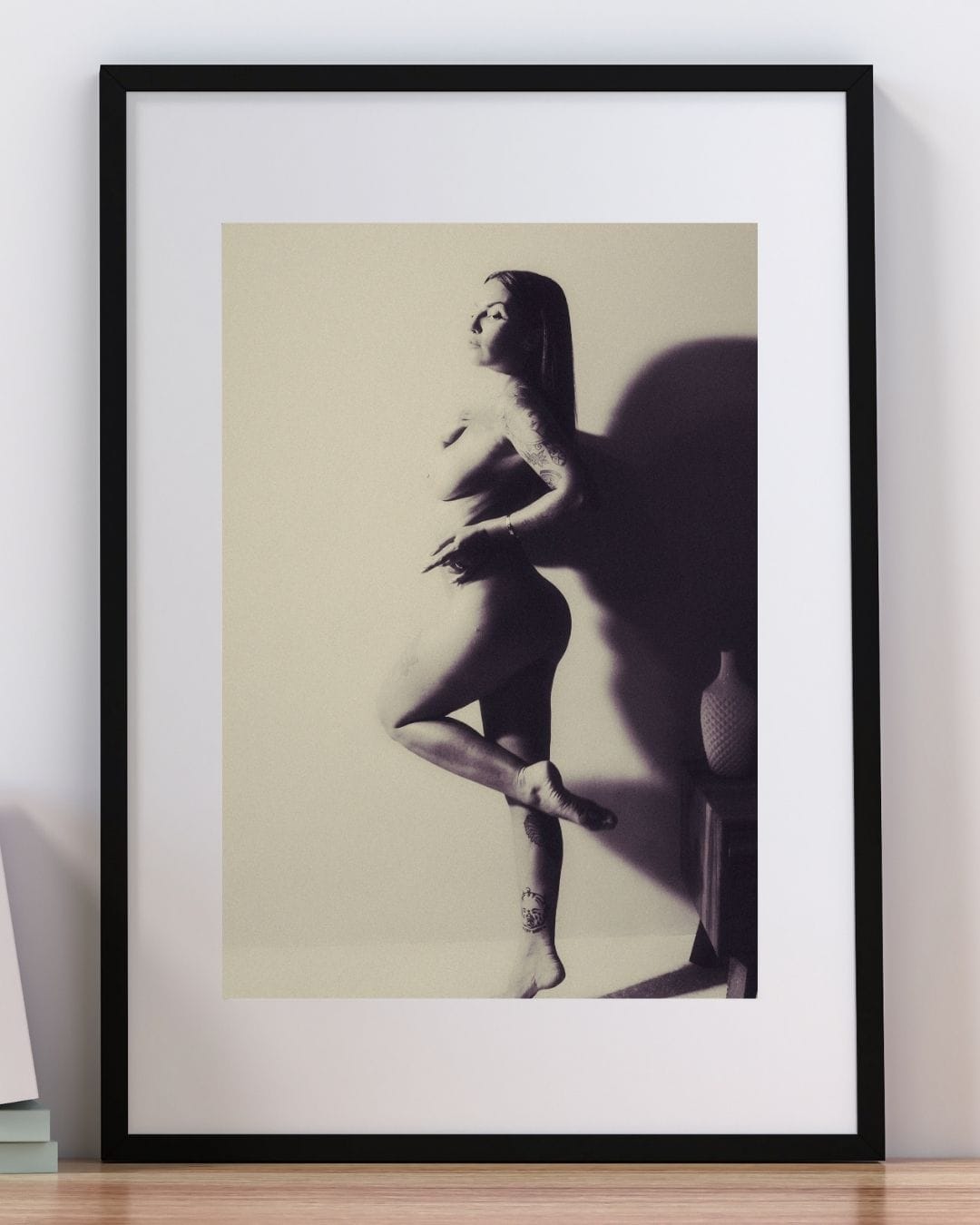 Rikasg photographed in Playa del Carmen for a Room Noir nude art photography in Mexico session