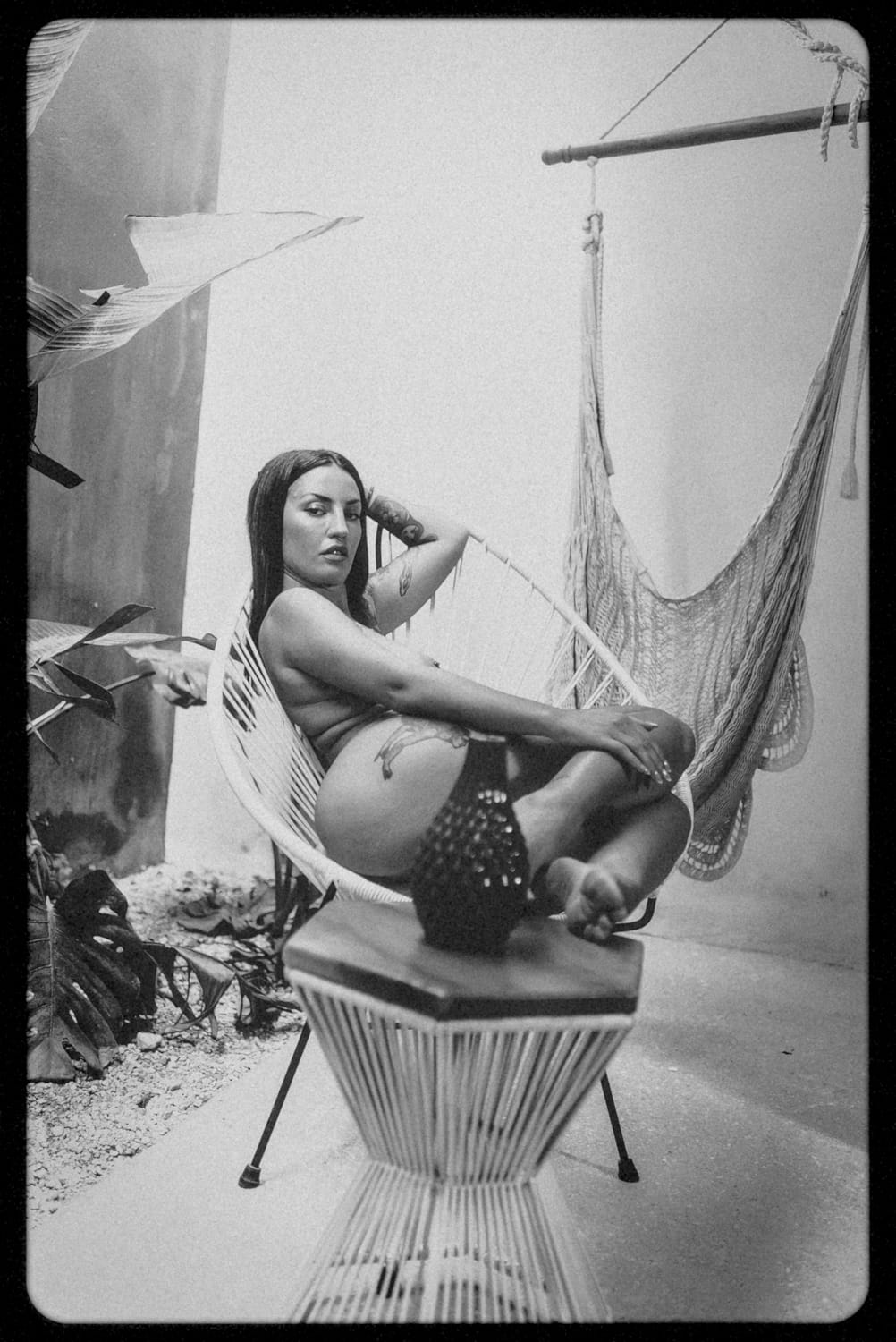 Rikasg photographed in Playa del Carmen for a Room Noir nude art photography session