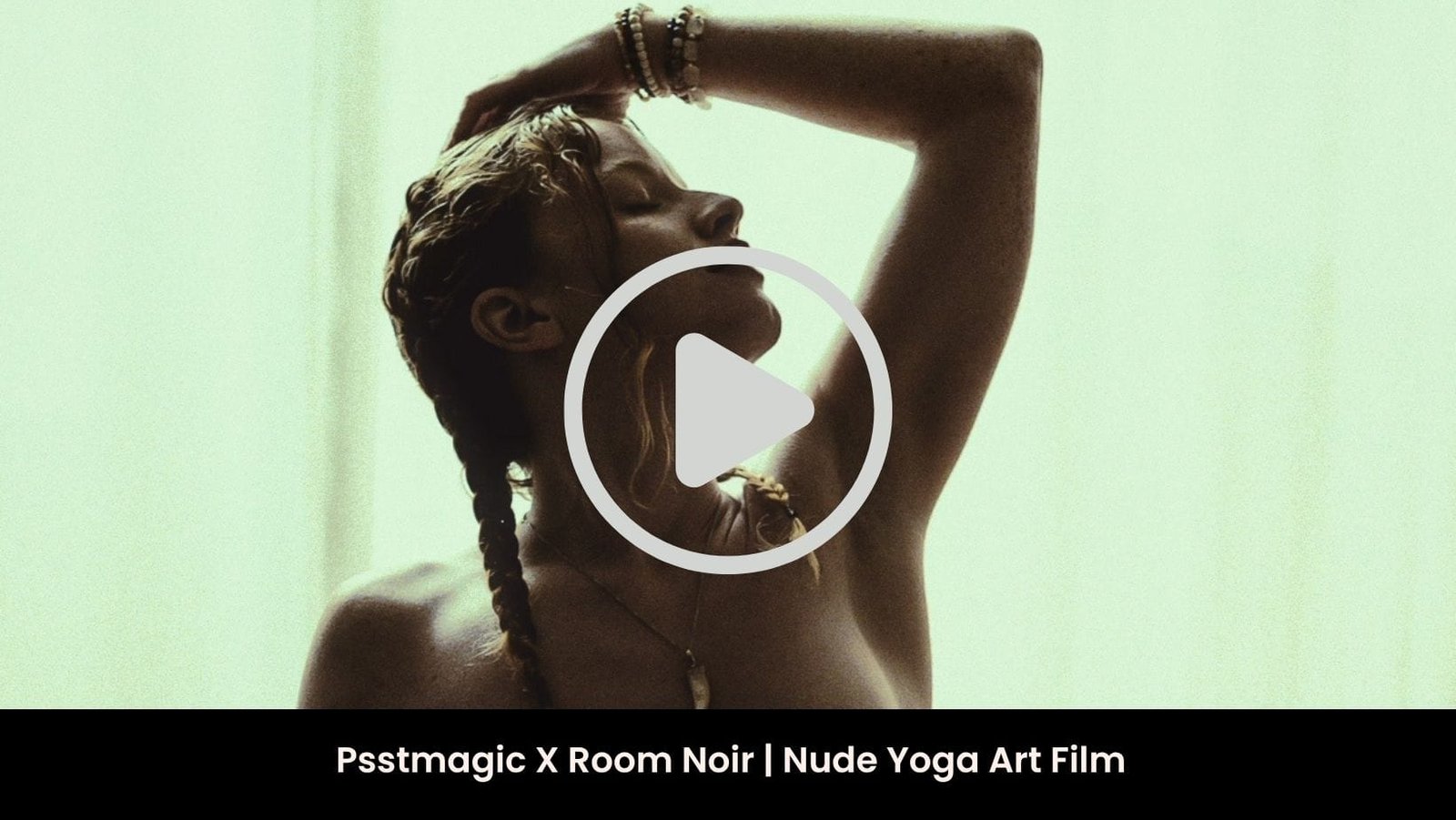 Psstmagic nude yoga art film.